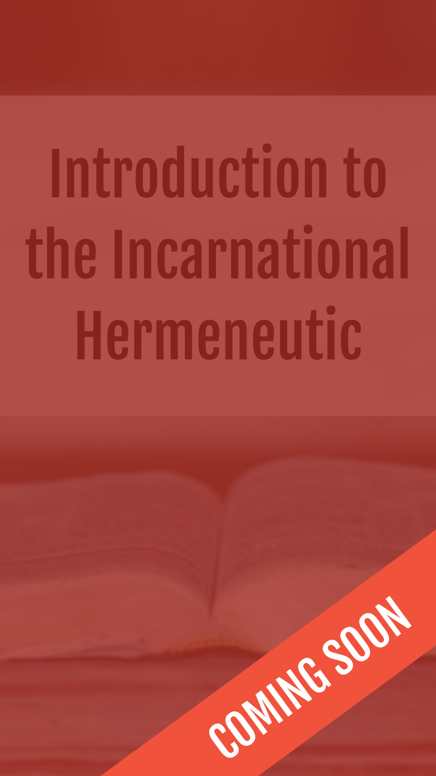 SOON-Hermeneutic Course